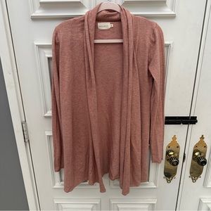 Dreamers Pink/Rose Open Front Cardigan - Size S/M